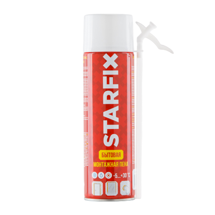 Starfix. Пена монтажная бытовая STARFIX Foam 55 всесезон. 750мл. Пена монтажная STARFIX профессиональная всесезонная Gunfoam 750 мл. Пена монтажная Старфикс 065. Пена монтажная бытовая STARFIX Straw Foam всесезон. 500мл.