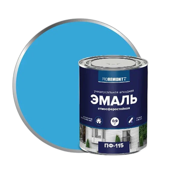 Грунт-эмаль по ржавчине СТАРТ ХВ 3в1 голубая 0,8 кг