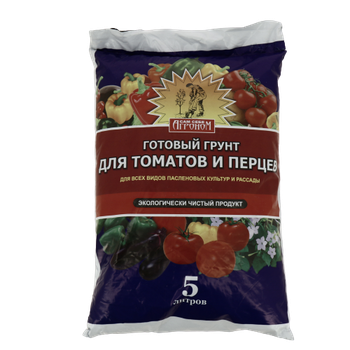 Грунт "САМ СЕБЕ АГРОНОМ" для томатов и перцев 5 л